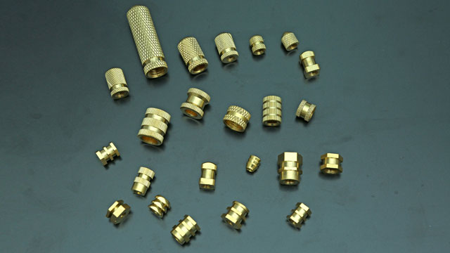 Brass threaded insert